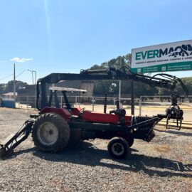 TRATOR AGRÍCOLA MF 275 COM GRUA  FLORESTAL