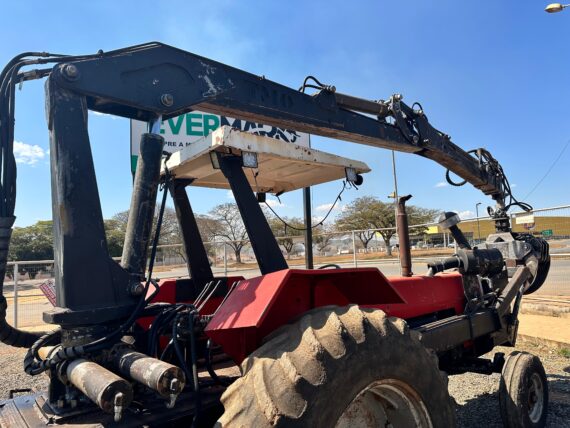 TRATOR AGRÍCOLA MF 275 COM GRUA  FLORESTAL - IMAGEM m 7