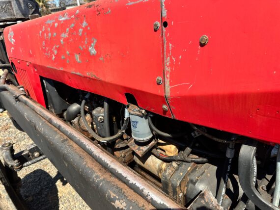 TRATOR AGRÍCOLA MF 275 COM GRUA  FLORESTAL - IMAGEM m 2